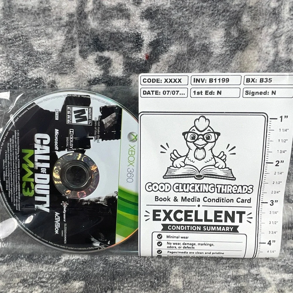 Call of Duty Modern Warfare 3 MW3 Xbox 360 Activision 2011 FPS Shooter Disc Only